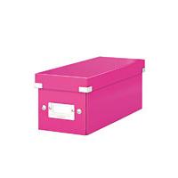 Leitz 60410023 WOW Click & Store Media Storage Box - Pink