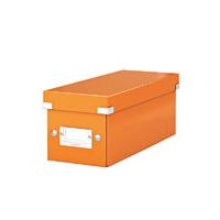 Leitz 60410044 WOW Click & Store Media Storage Box - Orange