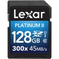Lexar Platinum Premium II 128GB SDXC UHS-1 Memory Card