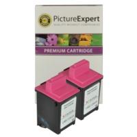 lexmark 13619hc compatible colour ink cartridge twin pack deal 