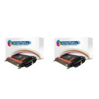 Lexmark C5220KS, C5222KS Compatible Black Toner Cartridge TWINPACK