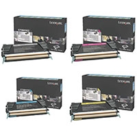 Lexmark C736H1KG/CG/MG/YG Original Black & Colour Toner Cartridge Multipack