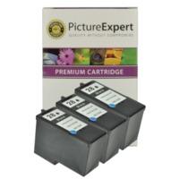 Lexmark 28 / 18C1428E Compatible Black Ink Cartridges x 3