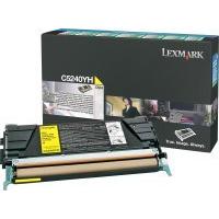 lexmark c5240yh original high capacity yellow toner cartridge