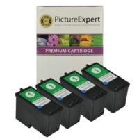 lexmark 1 18c0781 x 4 compatible colour ink cartridges