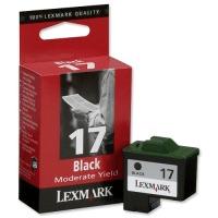 lexmark 17 10n0217 original moderate use black ink cartridge