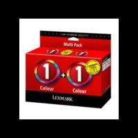 Lexmark 1/18C0781 Original Colour Twin Ink Cartridge Pack