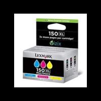 lexmark 150xl 14n1807e original high yield c m y return programme ink  ...