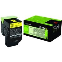 Lexmark 80C2HY0 (802HY) Original High Capacity Yellow Toner Cartridge