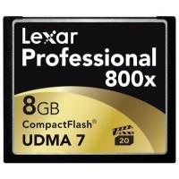 Lexar Professional Series 800x Compact Flash Card 8GB