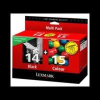 Lexmark Original 80D2979 (14+15) Black & Colour Pack