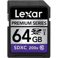 Lexar Premium SDXC Memory Card 200x UHSI (Class 10) 64GB