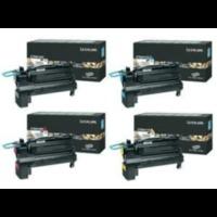 Lexmark C792X1 Original Extra High Capacity (BK/C/M/Y) Toner Cartridge Multipack