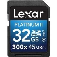 Lexar Platinum II SDHC Class 10 (300x) Memory Card 32GB