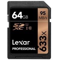 lexar professional 633x sdxc uhsi class 10 64gb