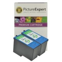 lexmark 37 18c2140 compatible colour ink cartridge twin pack deal