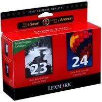 Lexmark 23 / 24 018C1419E Original Black & Colour Return Programme Ink Cartridge Pack