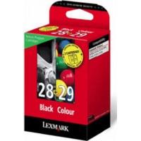 Lexmark 18C1520e (28 & 29) Original Black & Colour RETURN PROGRAM Ink Cartridge Pack