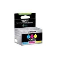 Lexmark 100XL/14N0850 Original 3 Ink Cartridge (C, M, Y) High Yield Return Programme Multipack