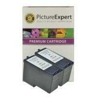 lexmark 24 18c1524 compatible colour ink cartridge twin pack deal