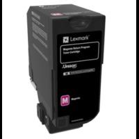 lexmark 74c20m0 original low capacity magenta return program toner car ...