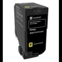 lexmark 74c20y0 original low capacity yellow return program toner cart ...