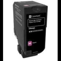 lexmark 74c2hm0 original high capacity magenta return program toner ca ...