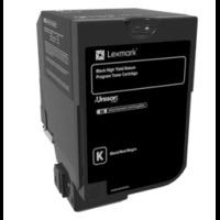 lexmark 74c2hk0 original high capacity black return program toner cart ...