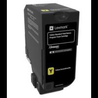 lexmark 74c2sy0 original yellow return program toner cartridge