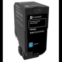 Lexmark 74C20C0 Original Low Capacity Cyan Return Program Toner Cartridge