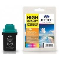 Lexmark 15M0120 Colour Remanufactured Ink Cartridge by JetTec L20