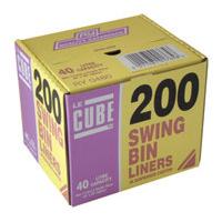 le cube swing bin liners pk200