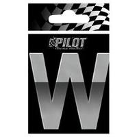 Letter W Ades T-4 70mm Chrome