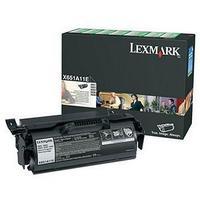 lexmark 0x651a11e black return program toner cartridge