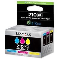 lexmark 210xl colour return program ink pack cmy