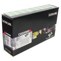 lexmark c5220ms magenta return program toner cartridge