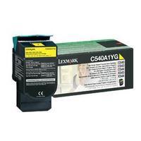 lexmark c540a1yg yellow return program toner cartridge