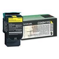 lexmark c540h1yg yellow return program toner cartridge