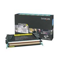 Lexmark C734A1YG Yellow Return Program Toner Cartridge