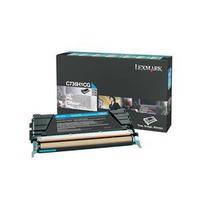 lexmark c736h1cg cyan return program toner cartridge