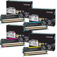 Lexmark X748 Return Programme Toner Value Pack B/C/M/Y