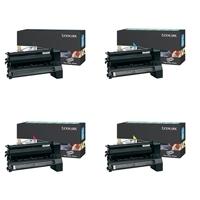 Lexmark C780 B/C/M/Y High Cap Toner Value Pack