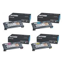 lexmark c500h2g high capacity toner value pack bcmy