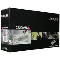 lexmark c5200ms magenta return program toner cartridge