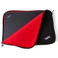 lenovo thinkpad fitted reversible sleeve notebook sleeve 12 black red  ...