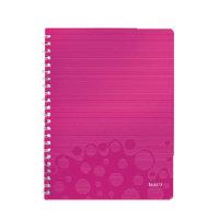 *Leitz Wow Notebook A4 Pp Ruled Pink