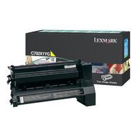 lexmark c782 ex hi yld ret prog tnr ylw