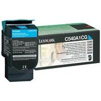 Lexmark 0C540A1CG Return Program Cyan Toner Cartridge 1000 Pages