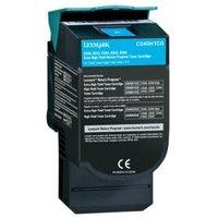 lexmark 0c540h1cg high yield return program cyan toner cartridge 2000  ...