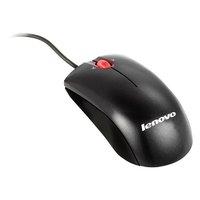 Lenovo Laser Mouse - Mouse - laser - 3 button(s) - wired - USB - stealth black